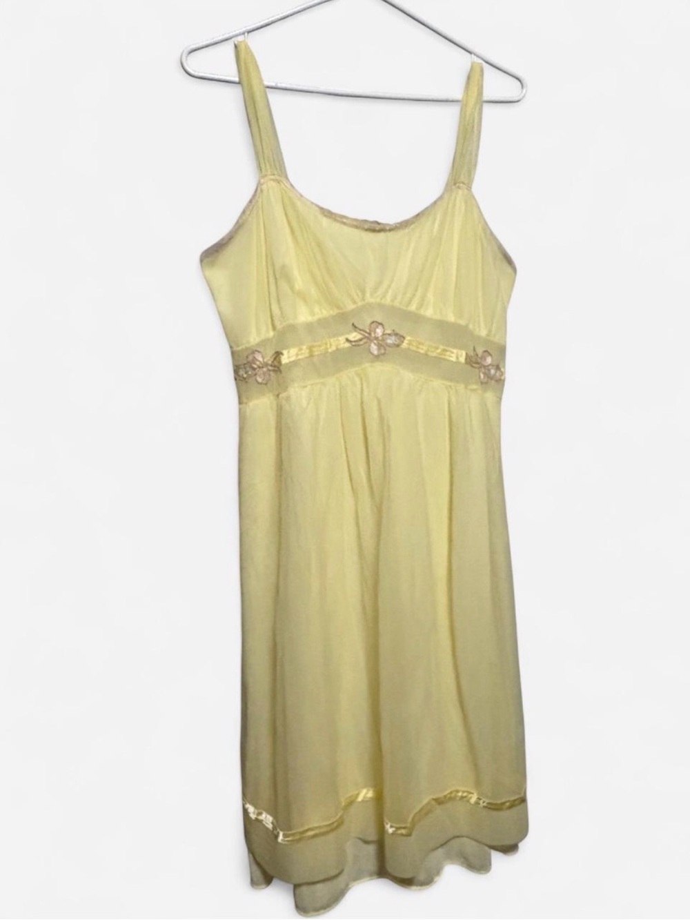 Vintage Butter Yellow Slip Dress